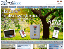 Tablet Screenshot of multitone.de