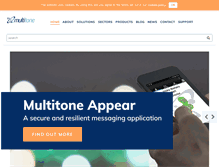 Tablet Screenshot of multitone.com