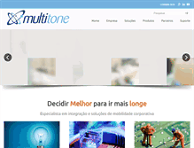 Tablet Screenshot of multitone.com.br